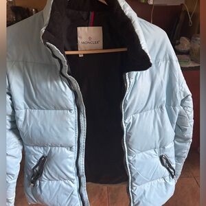 Moncler Sky Blue Quilted Jacket